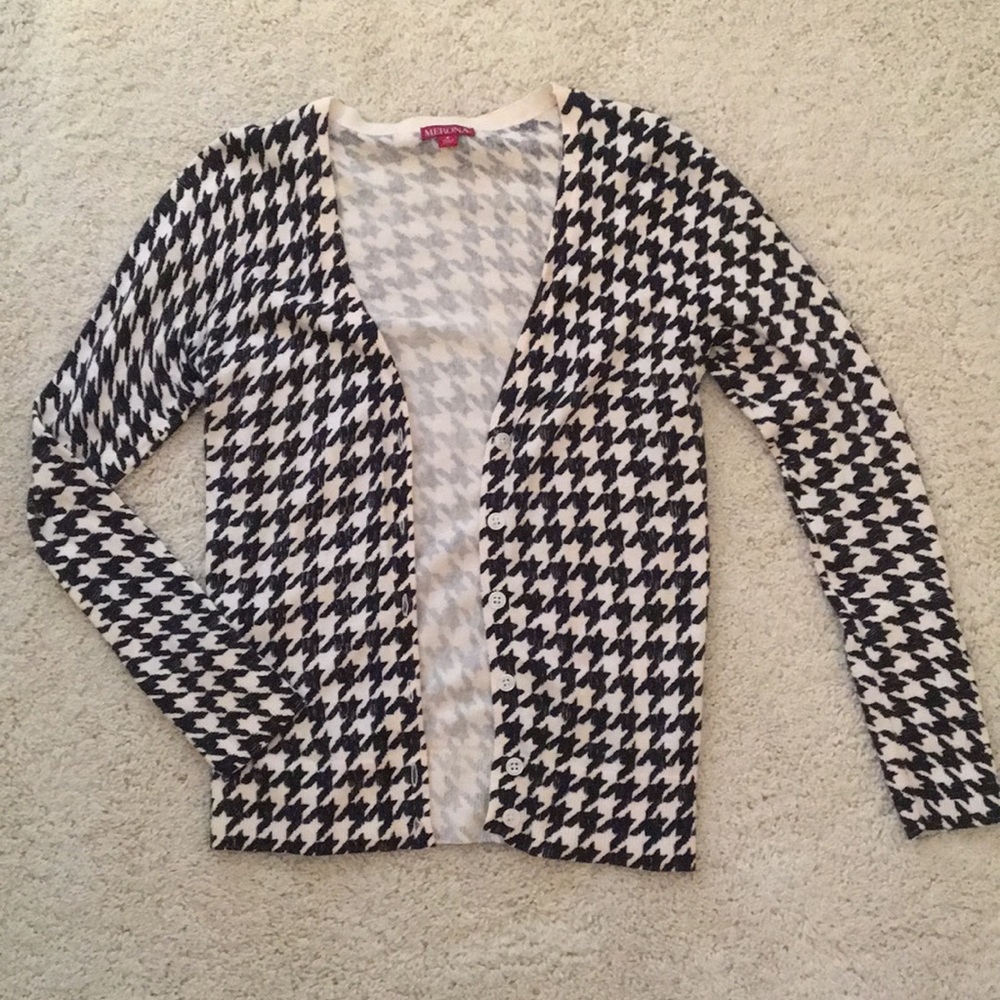 Merona Target houndstooth cardigan